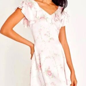 🎀 NWT Love Shack Fancy Frankie Silk Mini Dress 🎀